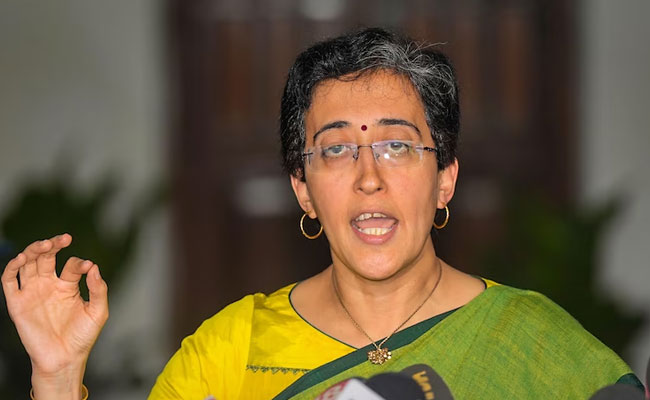 Atishi urges Haryana government to release water in Yamuna river